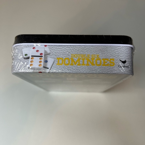 Cardinal Collectors Double Six Dominoes 28 Bright Colored Dot Dominoes Sealed - Picture 6 of 6